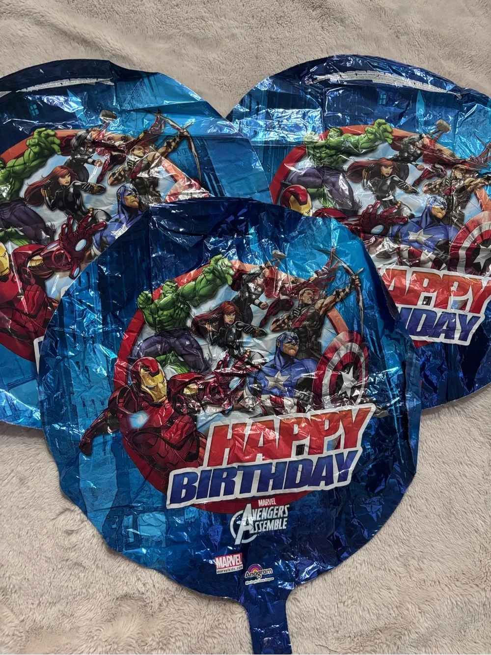 Avengers Assemble Happy Birthday Foil Balloon - Multicolor